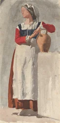 Femme italienne, vers 1856-57