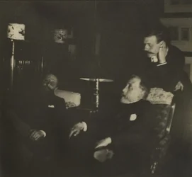 Jules Taschereau, Edgar Degas et Jacques-Emile Blanche, décembre 1895