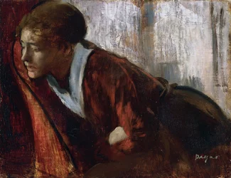 La mélancolie par Edgar Degas (1834-1917) 1884-1886