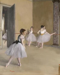 Le foyer de la danse à l’Opéra de la rue Le Peletier