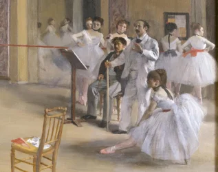 Le foyer de la danse à l’Opéra de la rue Le Peletier