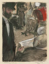 Ludovic Halevy trouve Madame Cardinal dans une loge, 1876-1877