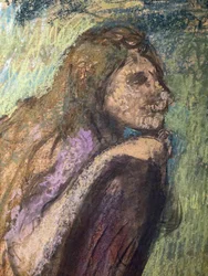 Madame Alexis Rouart et ses enfants (détail) (ca. 1905). Edgar Degas (1834-1917). Pastel et fusain sur papier calque collé en plein sur carton. Musée des Beaux-Arts de la Ville de Paris, Petite Palais.