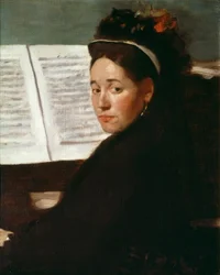Mademoiselle Dihau au piano