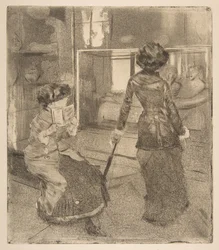 Mary Cassatt au Louvre : La galerie étrusque