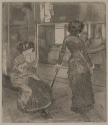 Mary Cassatt au Louvre : La Galerie étrusque