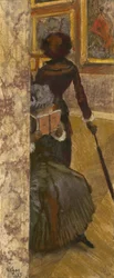 Mary Cassatt au Louvre : La galerie des peintures, 1885
