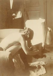 Étude photographique de nu par Degas