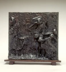 Cueillette des pommes Mémorial, ou Idylle familiale, vers 1881-possiblement années 1890