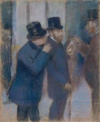 Portraits à la Bourse, vers 1878-79