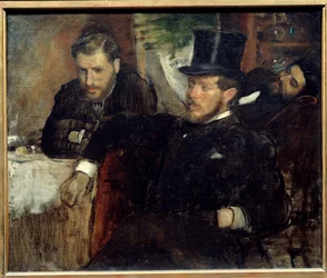 Portraits des ingénieurs Jeantaud, Livert et Laine, amis de l