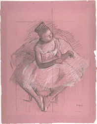 Danseuse assise