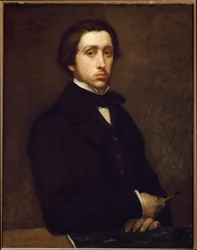 Autoportrait ou Degas avec porte-crayon