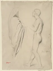 Étude pour "Dante et Virgile", c.1856-57