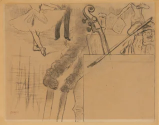 Étude pour le programme de la Soirée Artistique de la Galerie Ponsin, 15 mai 1884