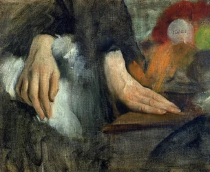 Étude de mains, 1859-60
