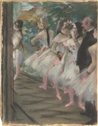Le ballet, vers 1880 (pastel sur papier havane clair monté sur carton)