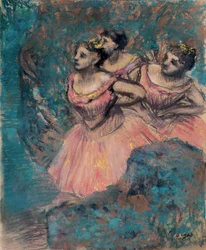 Trois danseuses en rouge