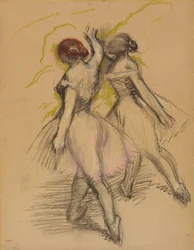 Deux danseuses évoluant, vers 1889
