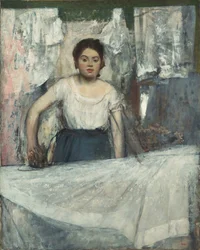 Femme Repassant