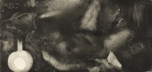 Femme Allongée sur son Lit, vers 1885