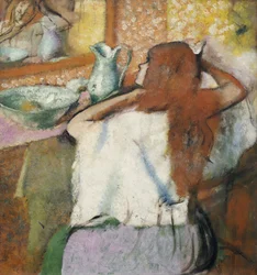 Femme à sa toilette