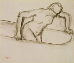 Femme dans la baignoire