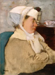 Femme avec un bandage, vers 1872