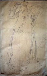 Jeune femme chantant