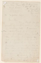 Lettre à un éditeur de concours de journal, 1914-18