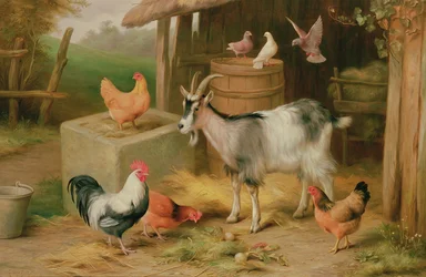 Scène de cour de ferme