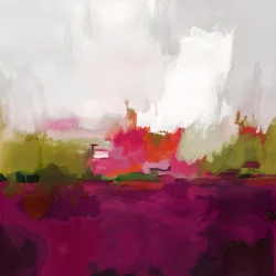 Paysage abstrait coloré