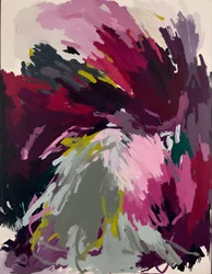 Tourbillon abstrait aux couleurs vives