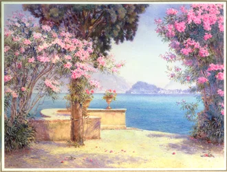 Bellagio, depuis le jardin du Grand Hôtel, Menaggio