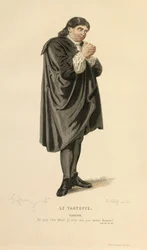 Costume pour le rôle de Tartuffe, vers 1868 (gravure)