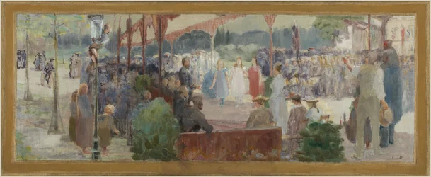 Esquisse pour la salle des fêtes de Maisons-Alfort: Hommage au mérite, entre 1893 et 1895