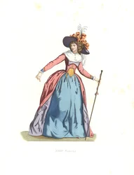 Femme à la mode, France