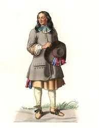 Paysanne française du 17e siècle, d