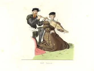 Gentleman et femme, Angleterre