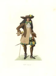 Gentilhomme en habit de cérémonie