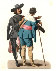 Portrait de deux artistes espagnols