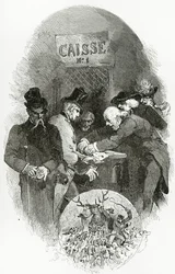 Emargement - illustration de Napoléon le Petit, 19e siècle