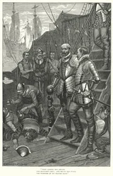 Le dernier combat de Sir Richard Grenville (gravure)