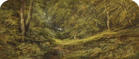 Esquisse - Dans les bois