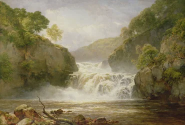 Chutes dans la rivière Clyde, Corrie Lynn, Écosse