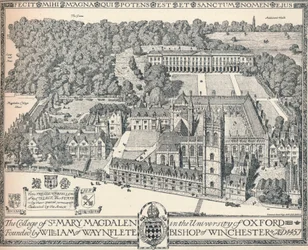 Collège Magdalen, Oxford, 1905
