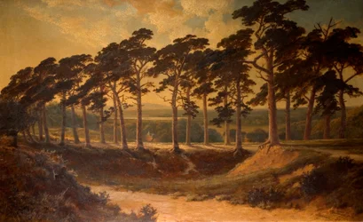 Harrow depuis le First, Hampstead Heath, 1875