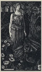Illustration de Tennyson pour A Dream of Fair Women and Other Poems