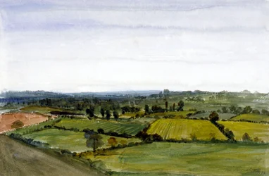 Vue de Swiss Cottage, Hampstead, Londres, 1836