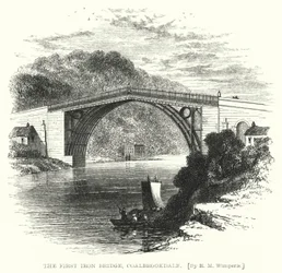 Le Premier Pont En Fer, Coalbrookdale (gravure)